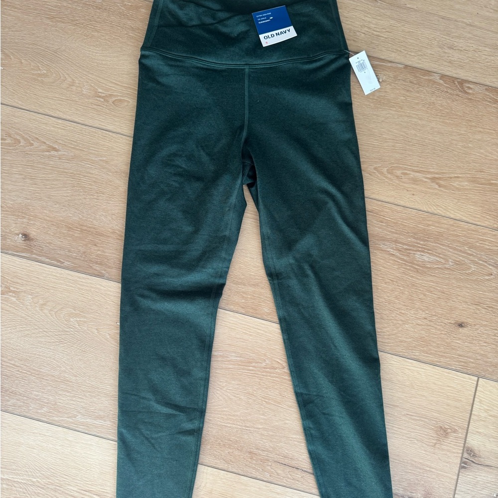 Old Navy Kids Dark Green Leggings